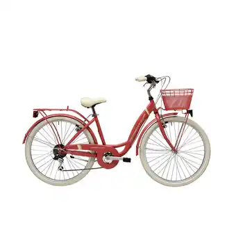 Decathlon Adriatica cityfahrrad 26 zoll panda rot inkl. korb Angebot