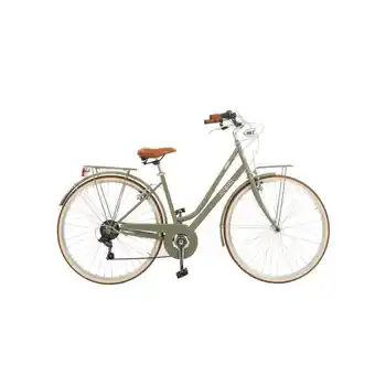 Decathlon Stadtfahrrad airbici 619l frau, grüner stahlrahmen Angebot