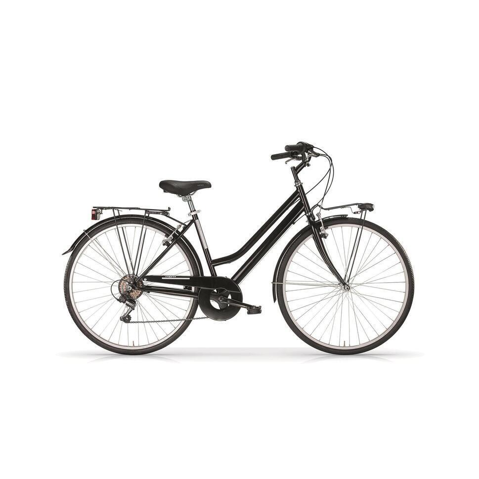 City bike 28 zoll touring woman schwarz Angebot bei Decathlon