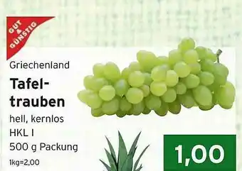 CAP Markt Gut & Günstig Tafeltrauben Angebot