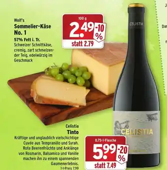 Wasgau Celistia Tinto 0,75L Angebot