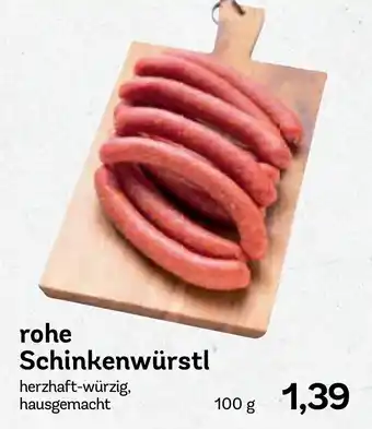 AEZ Rohe Schinkenwürstl 100g Angebot