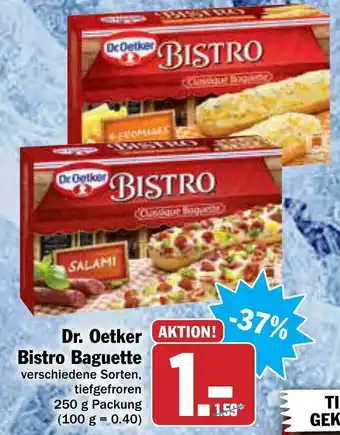 AEZ Dr. Oetker Bistro Baguette 250 g Angebot