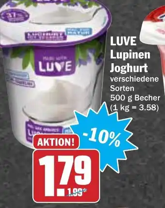 AEZ Luve Lupinen Joghurt 500g Becher Angebot