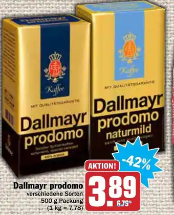 AEZ Dallmayr Prodomo 500g Angebot