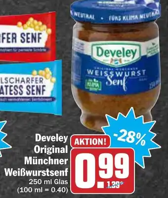 AEZ Develey Original Münchner Weißwurstsenf 250ml Angebot