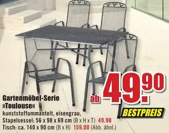 B1 Discount Baumarkt Gartenmöbel-Serie >>Toulouse«< Angebot