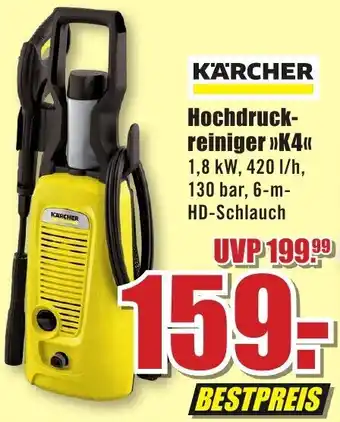 B1 Discount Baumarkt KÄRCHER Hochdruckreiniger »K4« Angebot