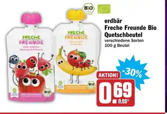 AEZ Erdbär Freche Freunde Bio Quetschbeutel 100g Beutel Angebot