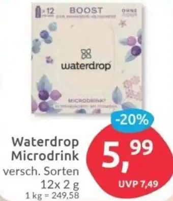 Budni Waterdrop Microdrink 12x2 g Angebot