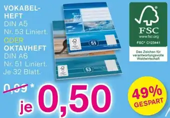 KODi VOKABELHEFT DIN A5 ODER OKTAVHEFT DIN A6 Angebot