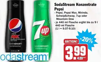 AEZ Sodastream Konzentrate Pepsi 440ml Angebot