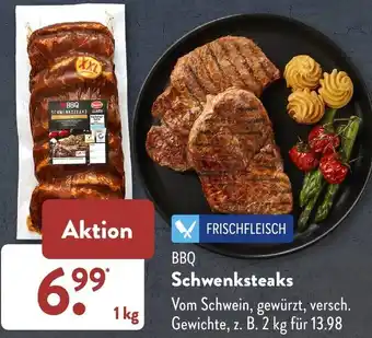 Aldi Süd BBQ Schwenksteaks 1 kg Angebot