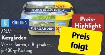 Aldi Süd ARLA Kærgården 400-g-Packung Angebot