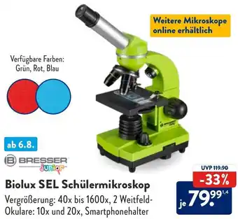 Aldi Süd BRESSER Junior Biolux SEL Schülermikroskop Angebot