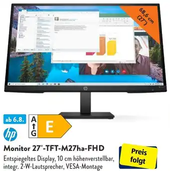 Aldi Süd hp Monitor 27"-TFT-M27ha-FHD Angebot