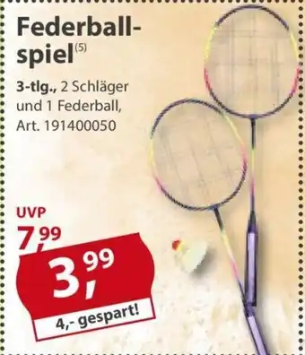 Sonderpreis Baumarkt Federball-spiel(⁹) Angebot