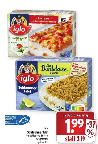 Wasgau Iglo Schlemmerfilet 380g Angebot