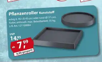 Sonderpreis Baumarkt Pflanzenroller Kunststoff Angebot