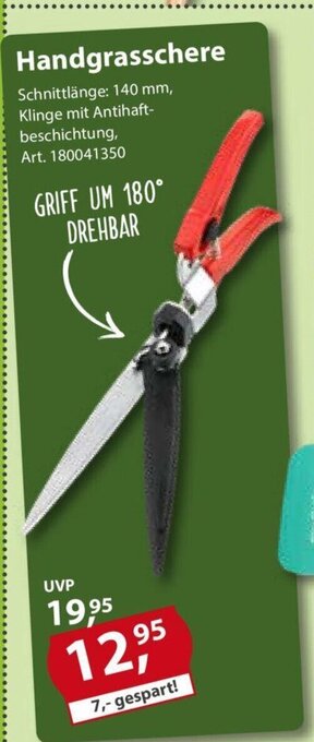 Sonderpreis Baumarkt Handgrasschere Angebot