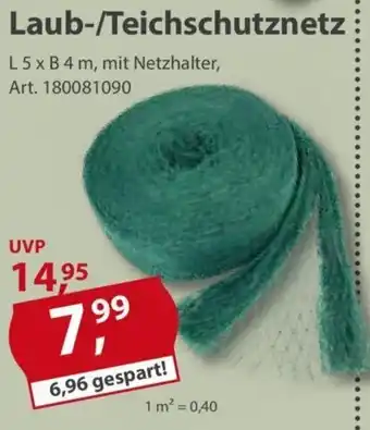 Sonderpreis Baumarkt Laub-/Teichschutznetz Angebot