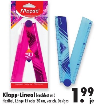 Mäc Geiz Maped Klapp-Lineal Angebot