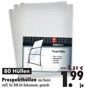 Mäc Geiz Connor Prospekthüllen 80 Hüllen Angebot