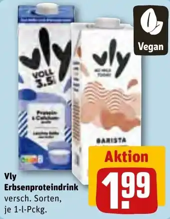 REWE Vly Erbsenproteindrink 1-l-Pckg. Angebot