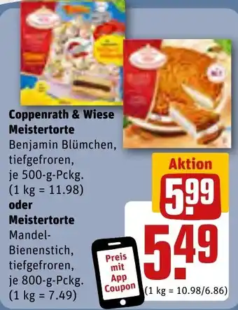 REWE Coppenrath & Wiese Meistertorte 500 g oder Meistertorte 800 g Pckg. Angebot