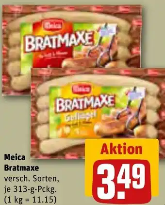 REWE Meica Bratmaxe 313-g-Pckg. Angebot