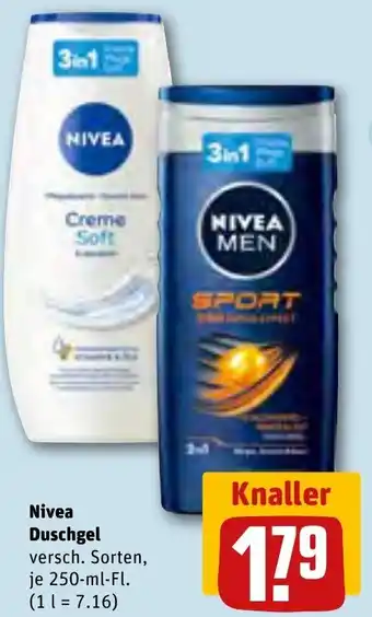 REWE Nivea Duschgel 250-ml-Fl. Angebot