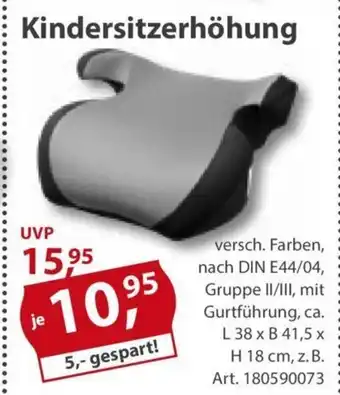 Sonderpreis Baumarkt Kindersitzerhöhung Angebot