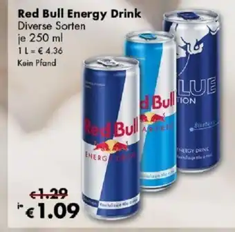 Travel Free Red Bull Energy Drink Diverse Sorten je 250 ml Angebot