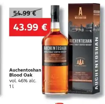 VELTA Free Shop Auchentoshan Blood Oak vol. 46% alc. 1L Angebot