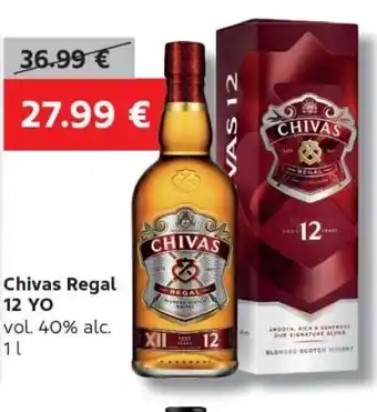 VELTA Free Shop Chivas Regal 12 YO vol. 40% alc. 1L Angebot