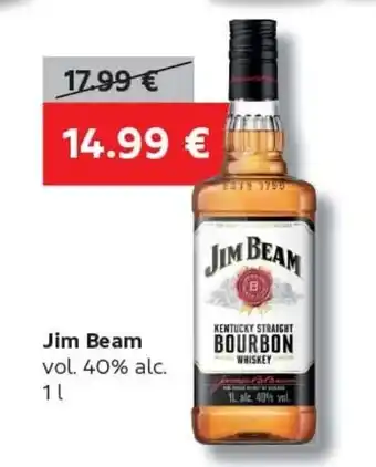 VELTA Free Shop Jim Beam vol. 40% alc. 1L Angebot