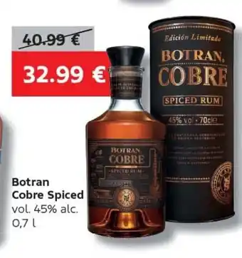 VELTA Free Shop Botran Cobre Spiced vol. 45% alc. 0,7 L Angebot