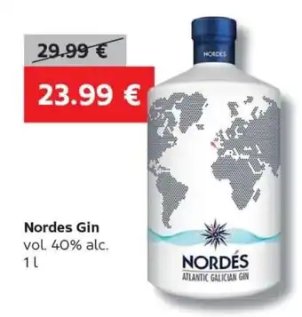 VELTA Free Shop Nordes Gin vol. 40% alc. 1 L Angebot