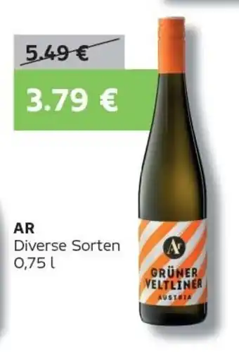 VELTA Free Shop AR Diverse Sorten 0,75 L Angebot