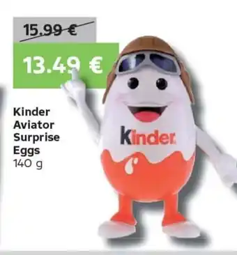 VELTA Free Shop Kinder Aviator Surprise Eggs 140 g Angebot