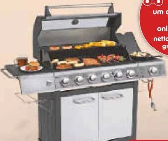Netto Marken-Discount Edelstahl-gasgrill long beach Angebot