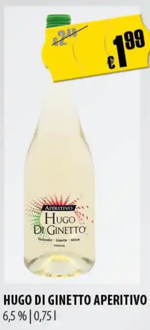 FreeOneShop HUGO DI GINETTO APERITIVO 750ml Angebot