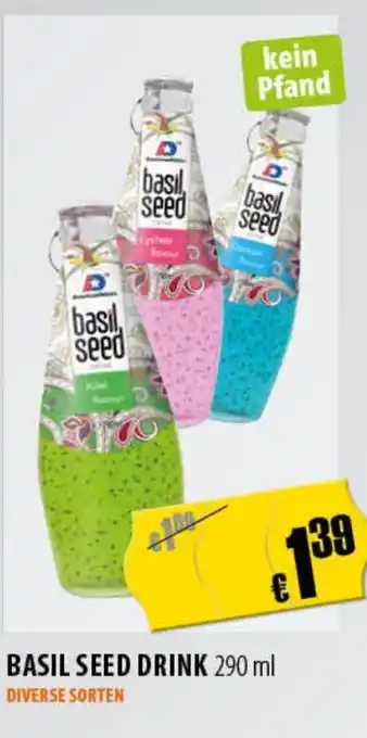 FreeOneShop BASIL SEED DRINK 290 ml Angebot