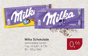 Dornseifer Milka Schokolade verschiedene Sorten 85 - 100 g Tafel Angebot