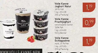 Dornseifer Volle Kanne Joghurt Natur 3,8% Fett 200g Angebot