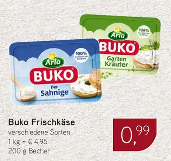 Dornseifer Arla Buko Frischkäse verschiedene Sorten 200 g Becher Angebot