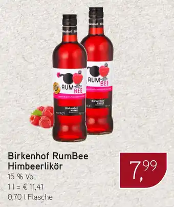 Dornseifer Birkenhof RumBee Himbeerlikör 15 % Vol. 700ml Angebot