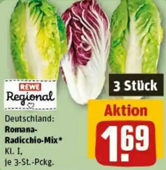 REWE Romana-Radicchio-Mix 3 Stück Angebot