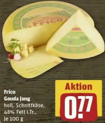 REWE Frico Gouda jung 100 g Angebot