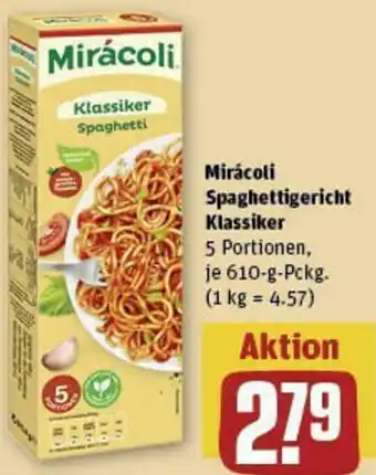 REWE Miracoli Spaghettigericht Klassiker 610 g Pckg. Angebot